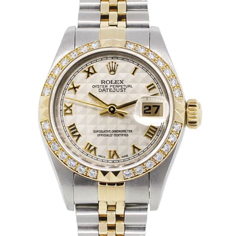 rolex 69160 diamond bezel|rolex 69173 women's.